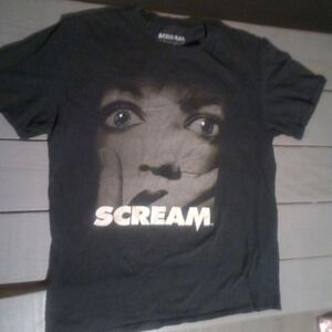 Scream Movie Graphic Black T-Shirt